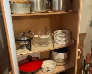 pots, plates