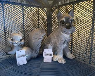 Ceramic Squirrel Figure, Coo Coo Ceramics Schnauzer
