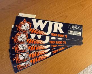 WJR Tiger Stickers