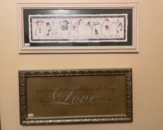 Framed art
