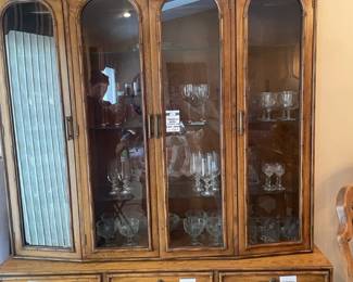 Thomasville Bamboo Theme China Display Cabinet