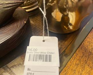 Brass Deer Wine Chiller