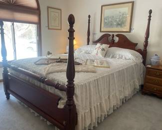 Queen Bed Frame, Queen Mattress