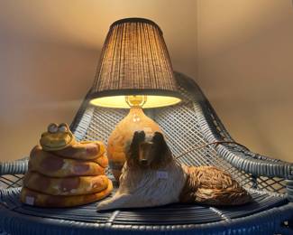 Lamps, Sandicast Collie Figure