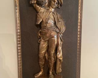Embossed Italian Man Wall Art