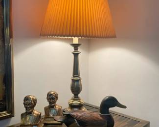 The Boyd's Collection Mallard, Lamps, Abe Lincoln Bookends