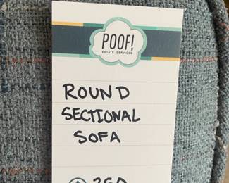 Round Sectional Sofa