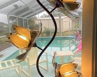 Flower lamp light 1, 2 or3 flowers 