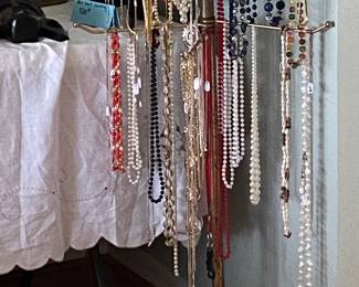 Jewelry. Mostly necklaces 