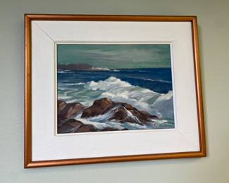 Oil painting by Artist MacCourt.  17” x 14”