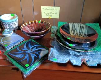 Pottery and glassware