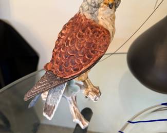 Goebel Sparrow Hawk Bird Figurine CV110, Matte Finish 9 Inches Tall