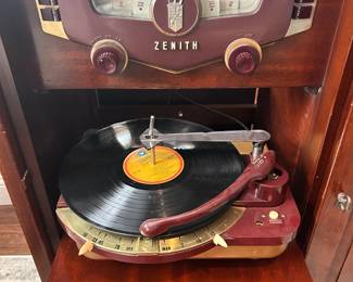 Zenith Record Player Cabinet