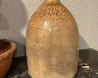 Primitive J. Fisher Lyons Antique Stoenware