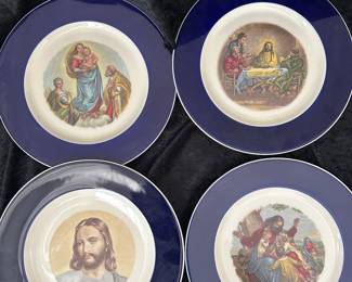 Jesus collector plates 