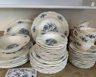 Dresden Imperial Blue Dishes