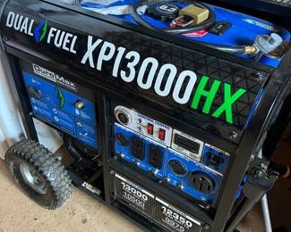 Dual Fuel P13000HX Generator with large 50ft/50 amp house power cable