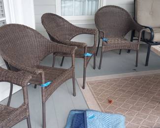 All Weather wicker chairs