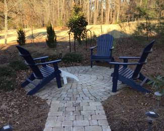 3 Polywood Adirondack chairs!