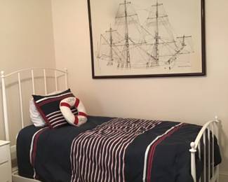 Crate and Barrel Twin Beds