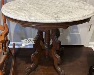 victorian marble top table