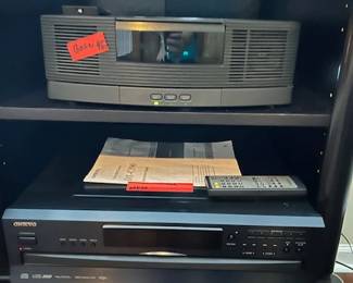 bose radio, onyko cd player