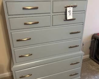 blue dresser