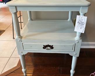 painted end table