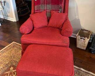 chair with ottoman