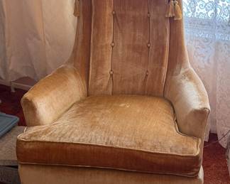A pair of Velour living room chairs
Vintage 1970’s