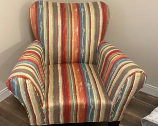 Multi color accent chair