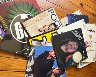 Hundreds of vintage classic rock vinyl albums