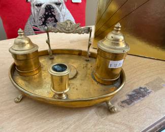 Brass Desk Set