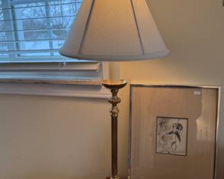 Vintage Stiffel Brass Lamp