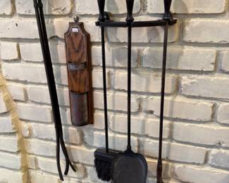 Metal Fireplace Tool Set