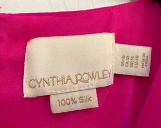 Cynthia Rowley Pink Silk Dress