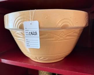Yellow Ware Mixing Bowl (B)