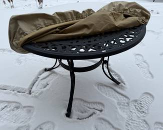 Metal Round Outdoor Table