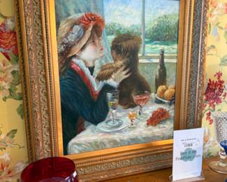 Oil Painting Signed Christian