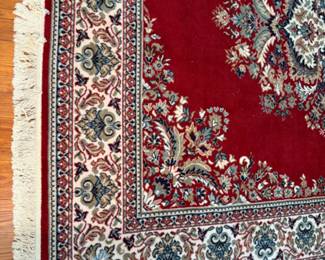 8'x11' Red Area Rug