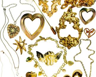 JEWELRY COUNTER OPENING @ 10 am
Vintage - Modern Costume Jewelry: Earrings, Necklaces, Brooches, Bracelets, Stickpins, Lapel Pins, etc. 