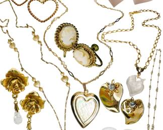 JEWELRY COUNTER OPENING @ 10 am
Antique - Modern Costume Jewelry: Earrings, Necklaces, Rings, etc. 