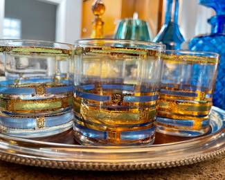 Culver Empress Rocks Glasses 