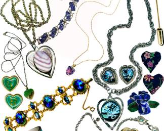JEWELRY COUNTER OPENING @ 10 am
Vintage - Modern Costume Jewelry: Earrings, Necklaces, Brooches, Bracelets, Stickpins, etc. 