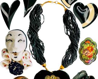 JEWELRY COUNTER OPENING @ 10 am
Antique - Modern Costume Jewelry: Earrings, Necklaces, Brooches, Rings, etc. 