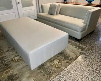 Fabulous Carter Handcrafted Furnishings 
Shelter Arm Sofa with single bench seat. 
Shade: Mineral Sparkle
Dimensions: 