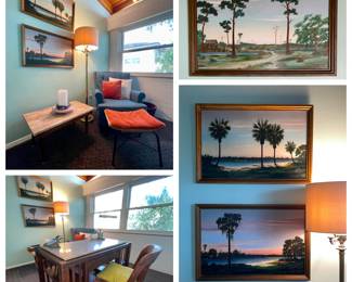 -Flex Space- 
Alderman, Florida Palm Tree and Water Scene  
Alderman, Florida Waters Edge Scene 
Alderman, Florida Pastoral Farm Scene