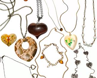 JEWELRY COUNTER OPENING @ 10 am
Vintage - Modern Costume Jewelry: Earrings, Necklaces, Brooches, Bracelets, Lapel Pins, etc. 