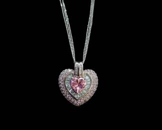 sterling pink sapphire 