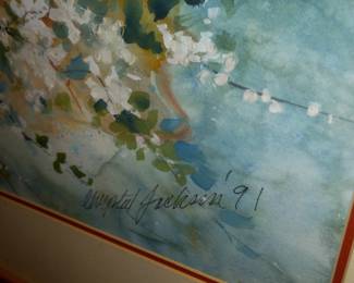 Items Located On The Wall Of Staircase Leading To Lower Level